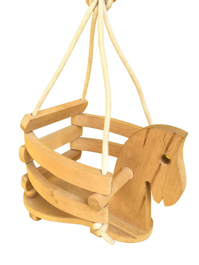 Children Wooden Horse Swing 88-76