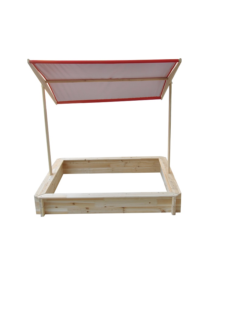 Kids Wooden Large Covered Convertible Sandbox 323B